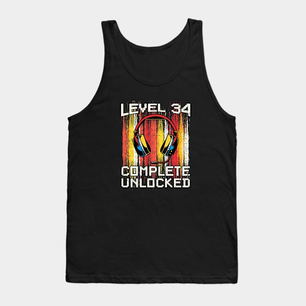 Level 34 complete unlocked Tank Top by printedartings